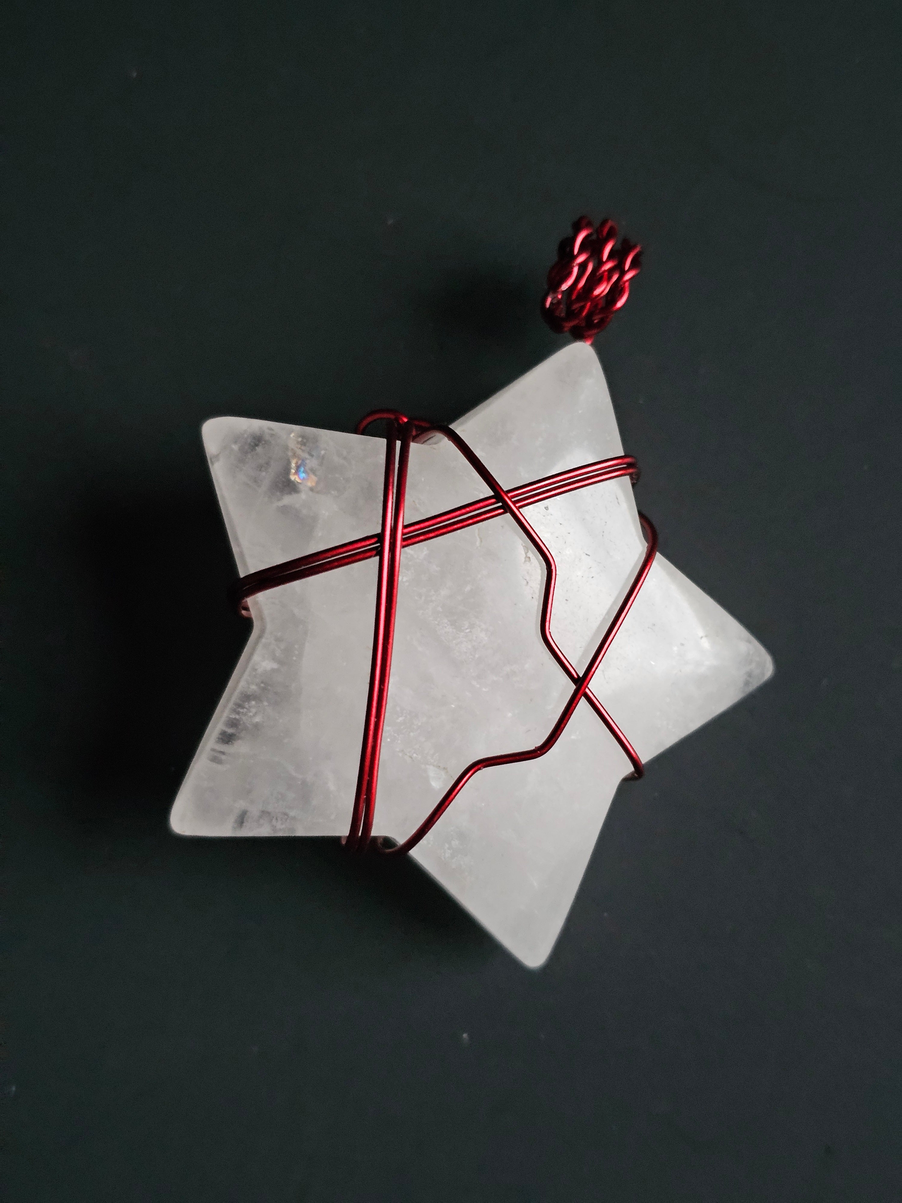 Clear Quartz Star