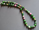 Ruby & Zoisite, Unakite, & Green Jade