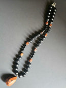 Matte Onyx ft. Mahogany Obsidian Pendant