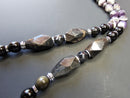 Obsidian, Chevron Amethyst, Jasper ft. Hematite