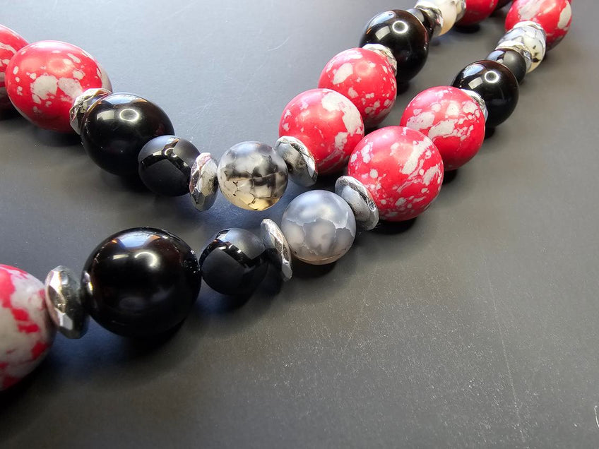 Jasper, Fire Agate, Onyx, & Matte Onyx
