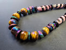 Electroplated Tigers Eye ft. Iridescent Hematite