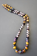 Electroplated Tigers Eye ft. Iridescent Hematite