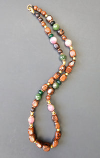 Mahogany Obsidian ft. Watermelon Agate & Green Jade