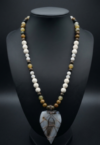 The Banded Pistachio Teardrop