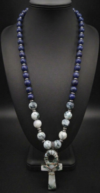 The Moss Agate Ankh