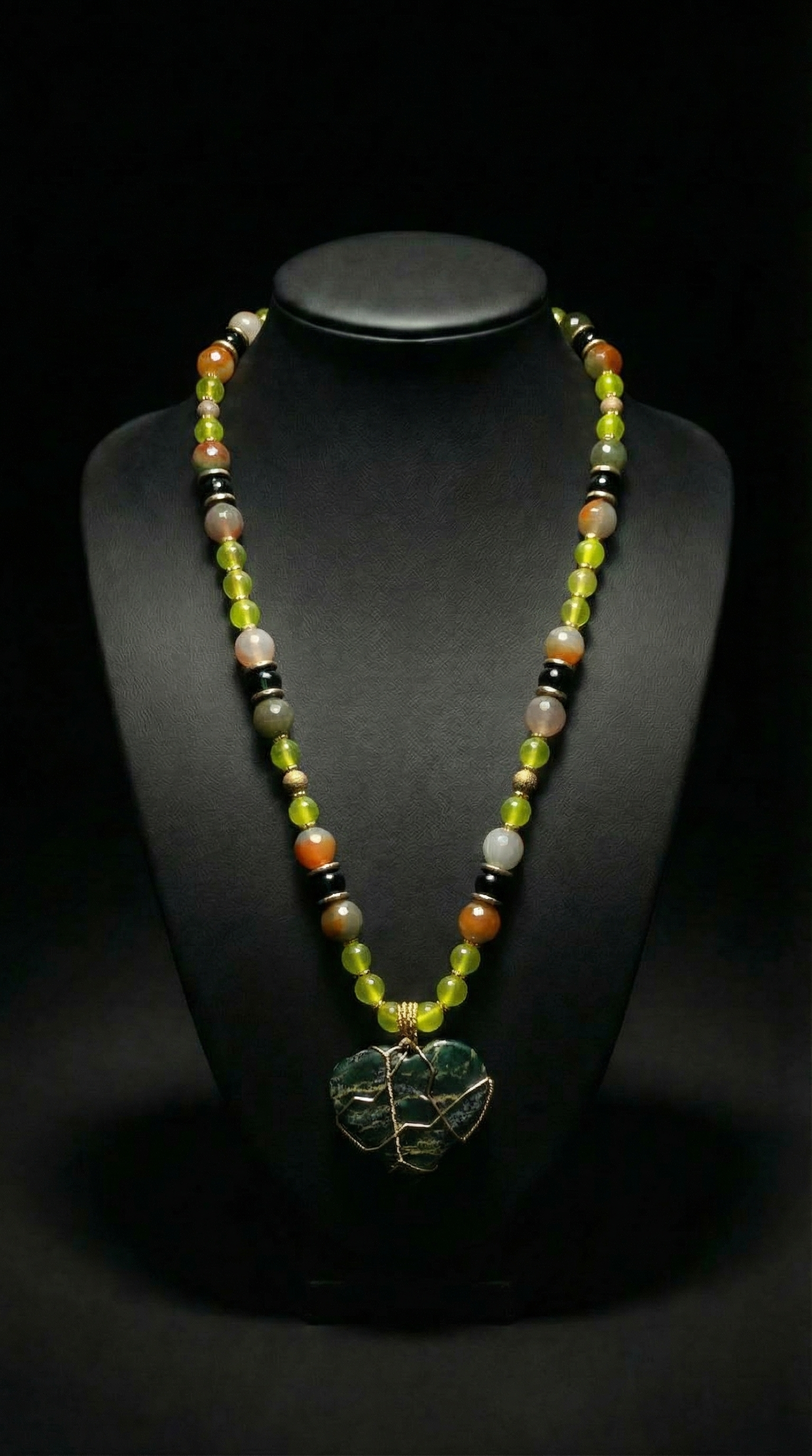 The Green Jasper Heart