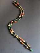 Ethereal Collection: Obsidian & Citrine ft. Mexican Fire Agate & Green Jade
