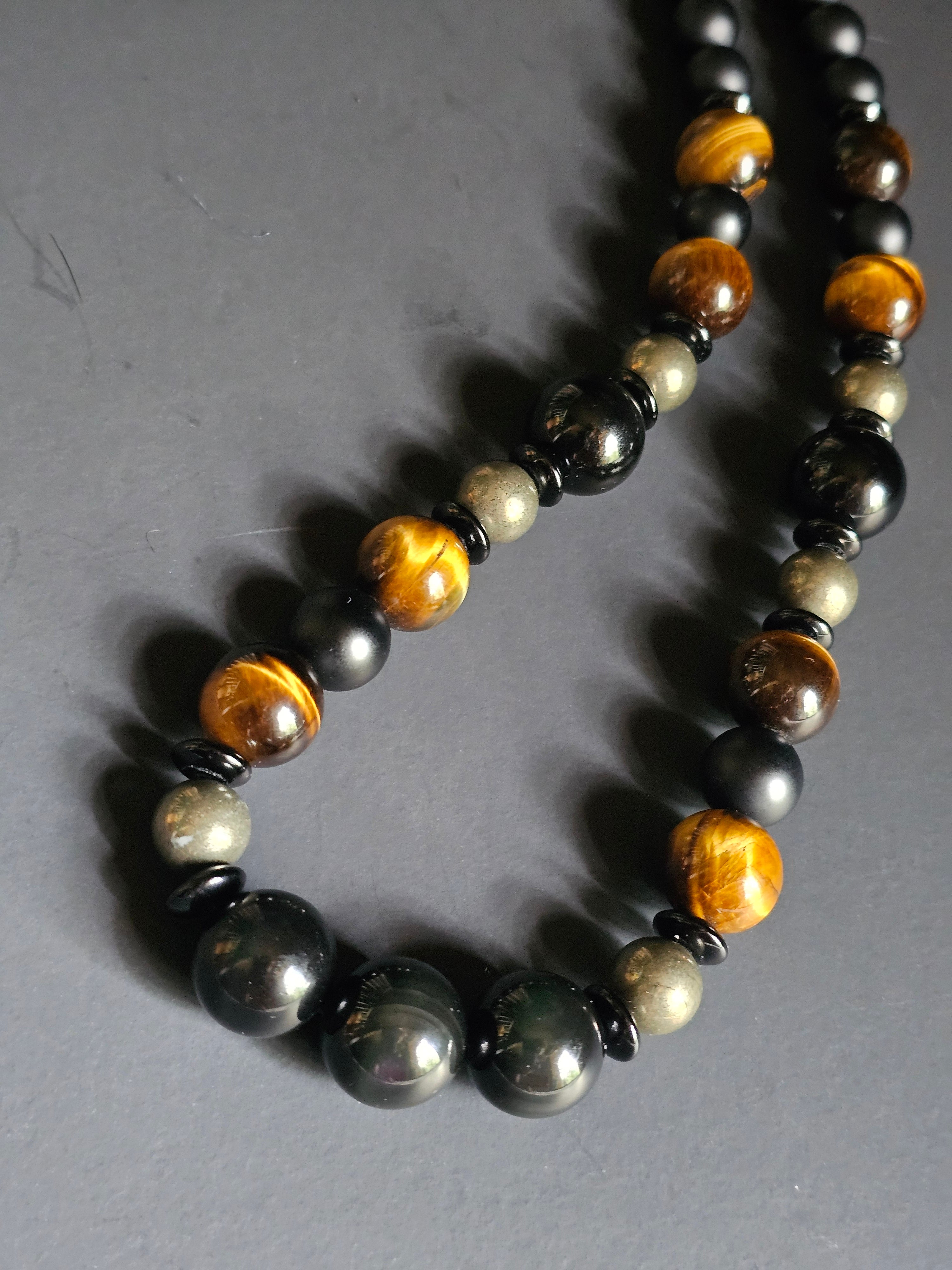 Obsidian, Pyrite, Tigers Eye ft. Matte Onyx