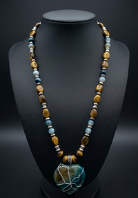 The Blue Agate Heart
