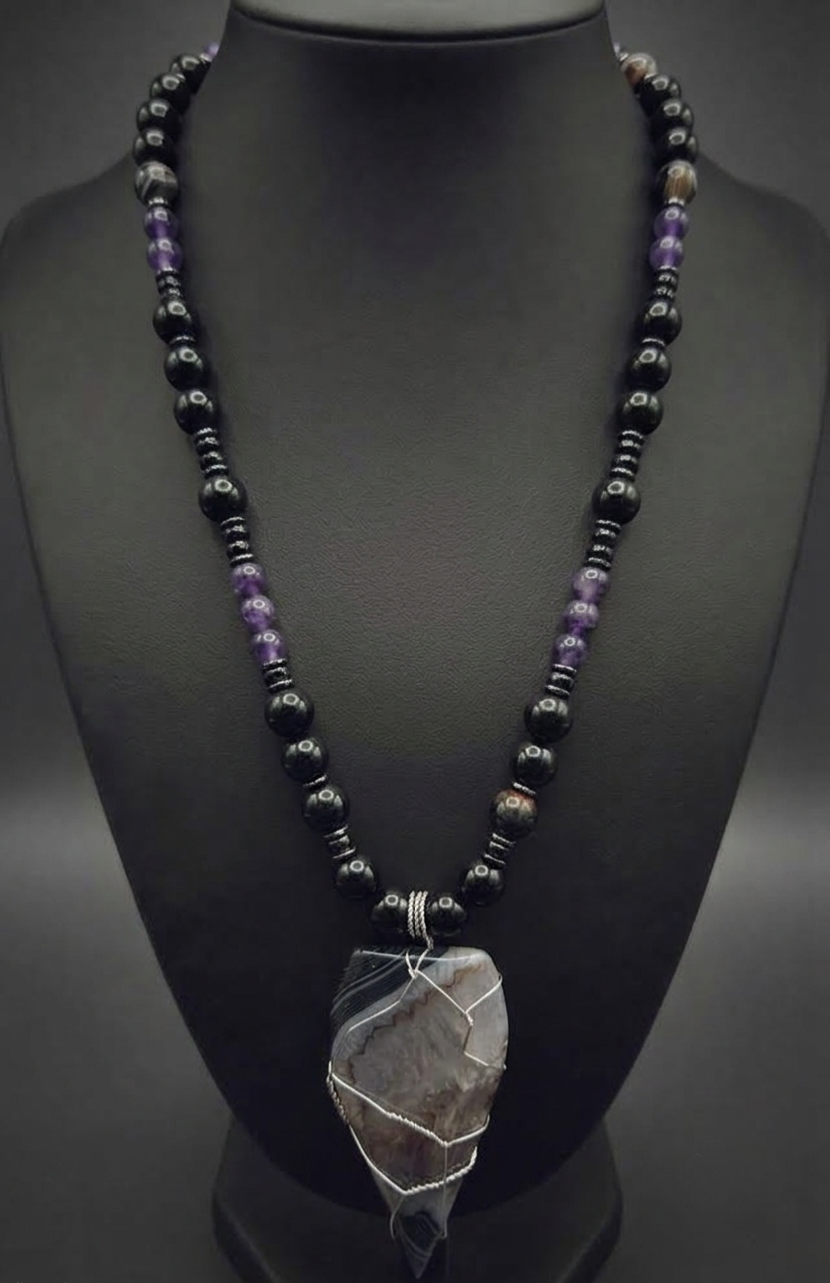 The Amethyst Shadow Teardrop