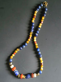 Red Jasper and Lapis Lazuli ft. Howlite & Golden Tigers Eye
