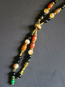 Ethereal Collection: Obsidian & Citrine ft. Mexican Fire Agate & Green Jade