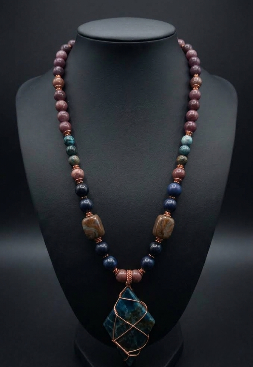 The Blue Apatite Diamond