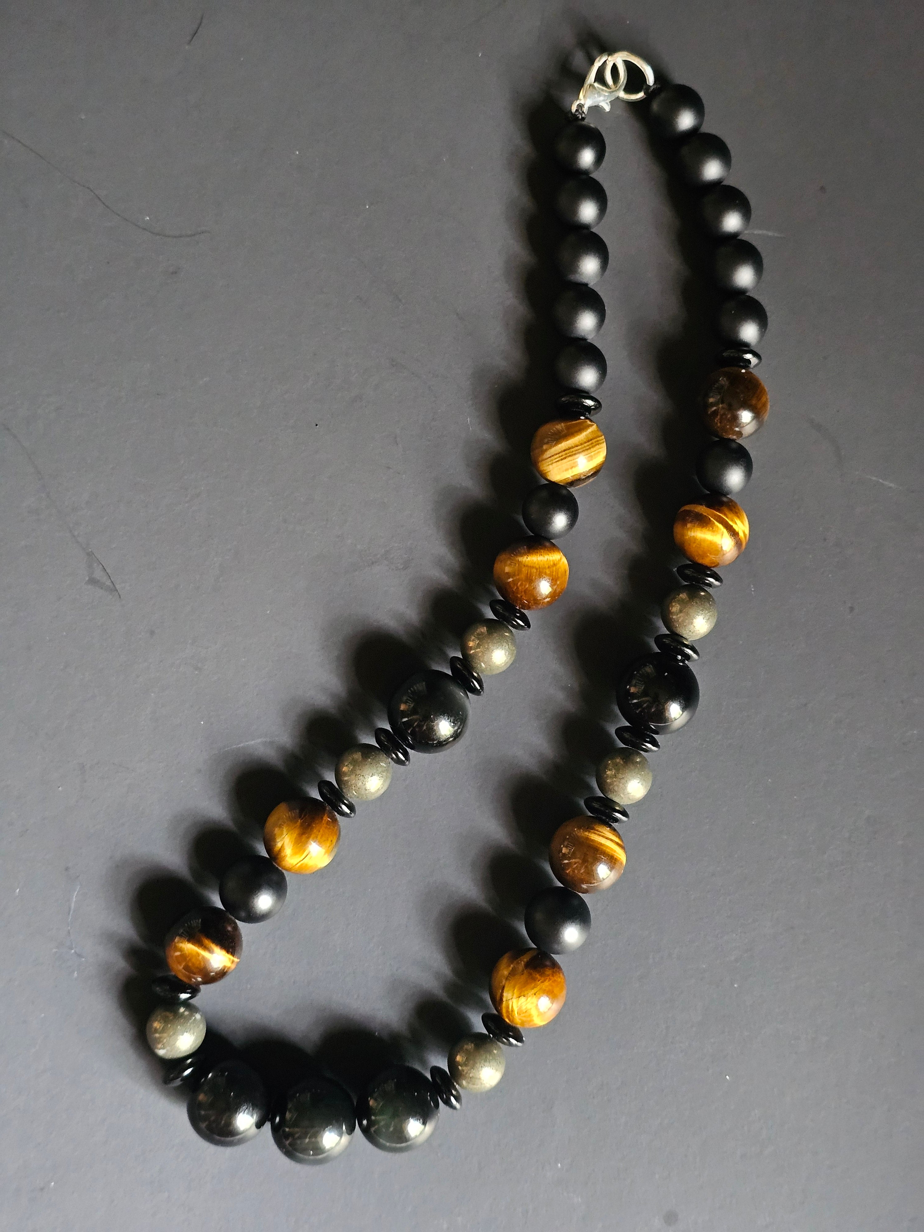 Obsidian, Pyrite, Tigers Eye ft. Matte Onyx
